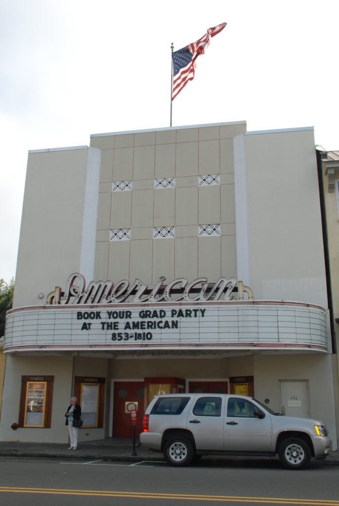 The American Theater, an old fashioned movie theater